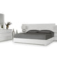 Modrest Monza Italian Modern White Bed | Modishstore | Beds-2