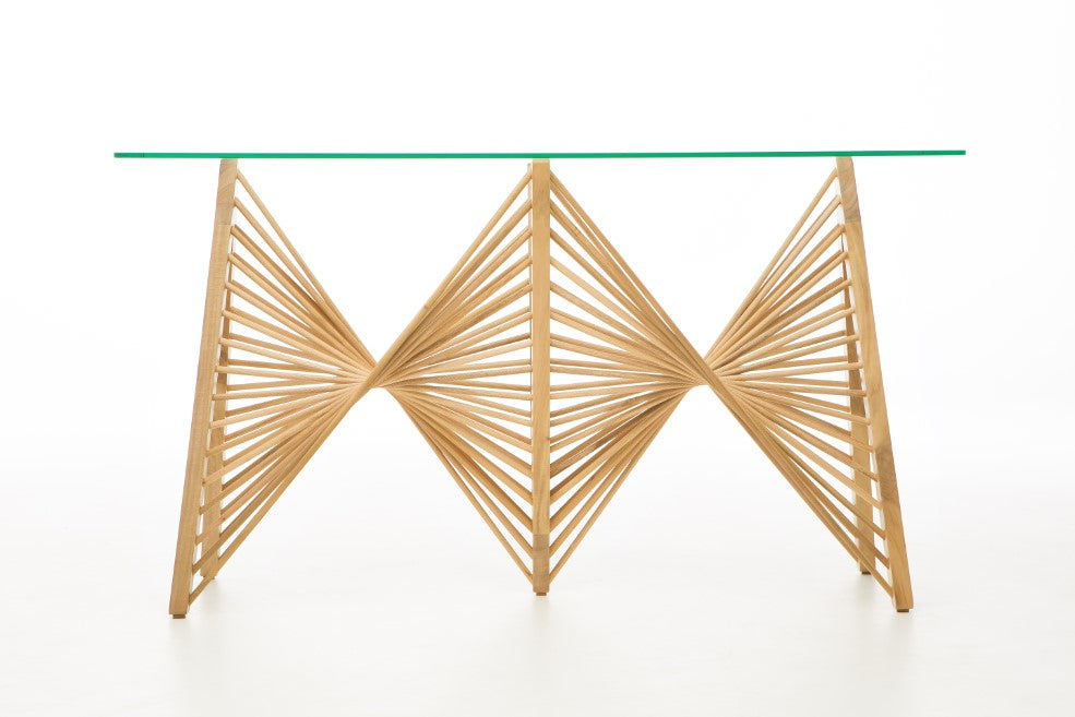 Oggetti Geo Console Table Natural | Console Tables | Modishstore-2