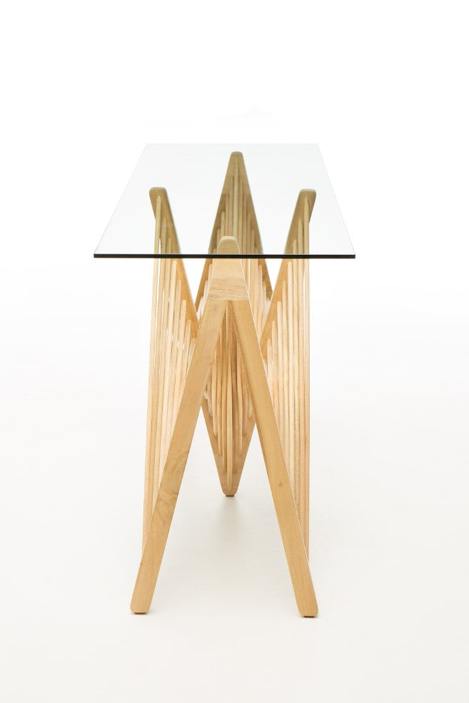 Oggetti Geo Console Table Natural | Console Tables | Modishstore-4