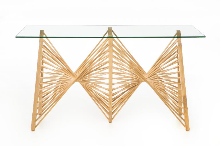 Oggetti Geo Console Table Natural | Console Tables | Modishstore