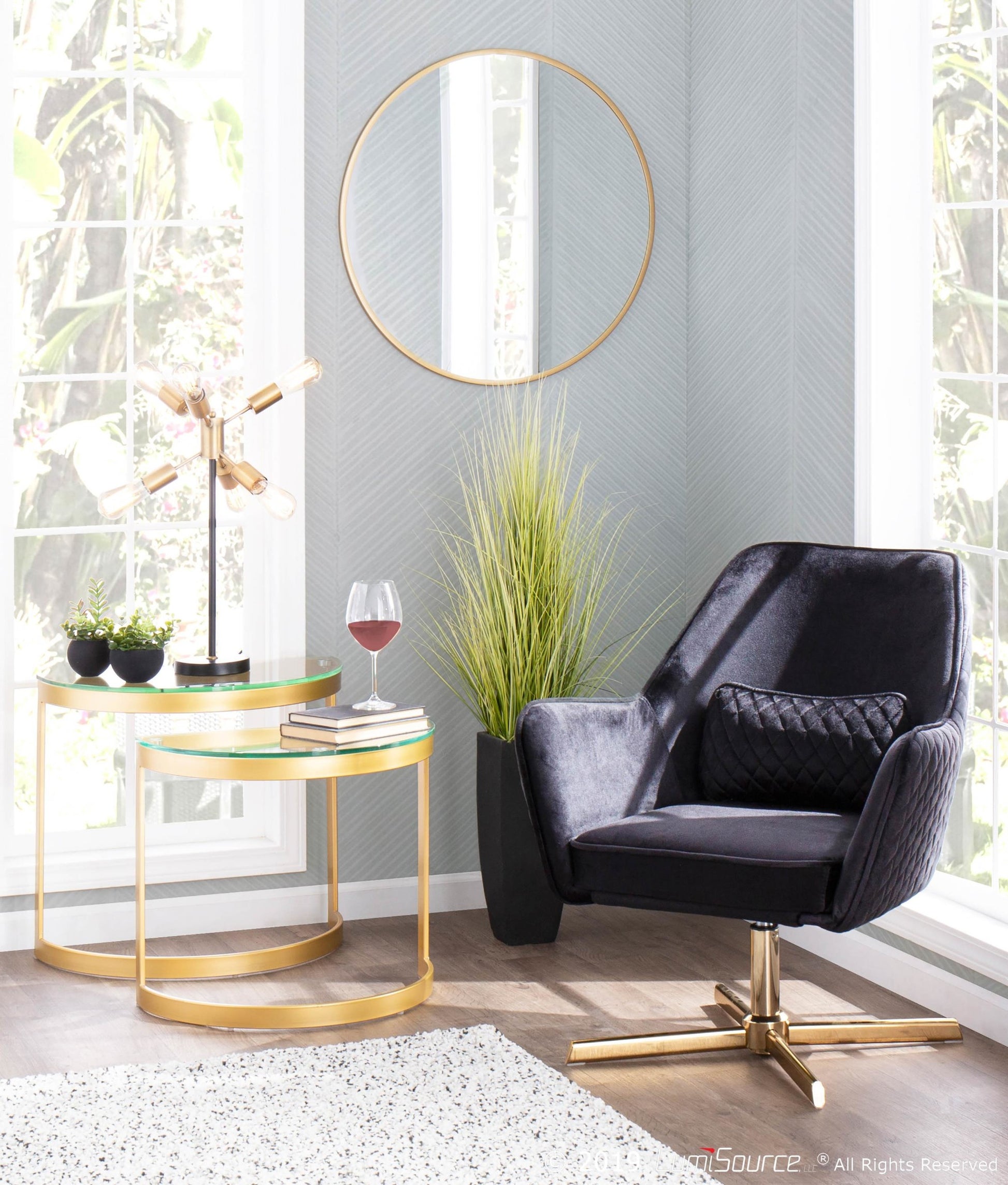LumiSource Diana Lounge Chair | Modishstore | Lounge Chairs