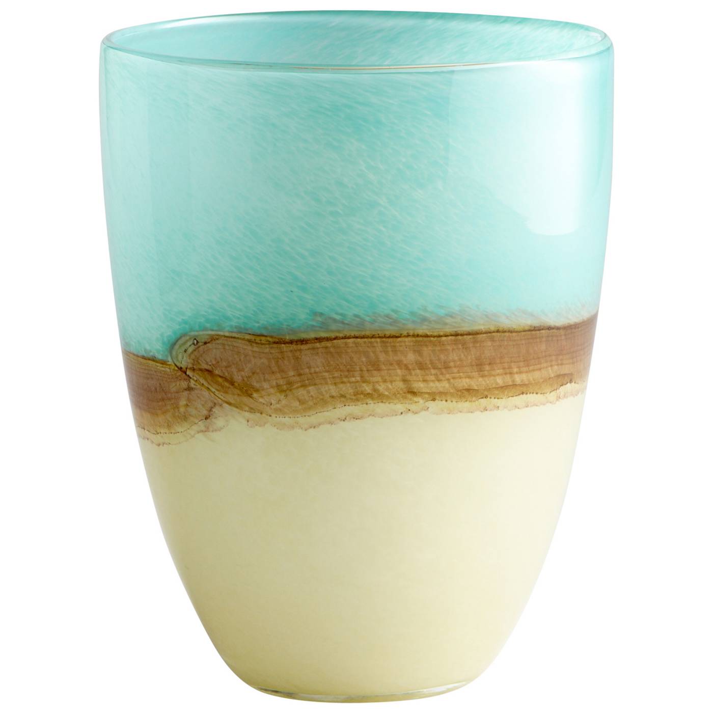 Md Turquoise Earth Vase By Cyan Design | Vases | Modishstore