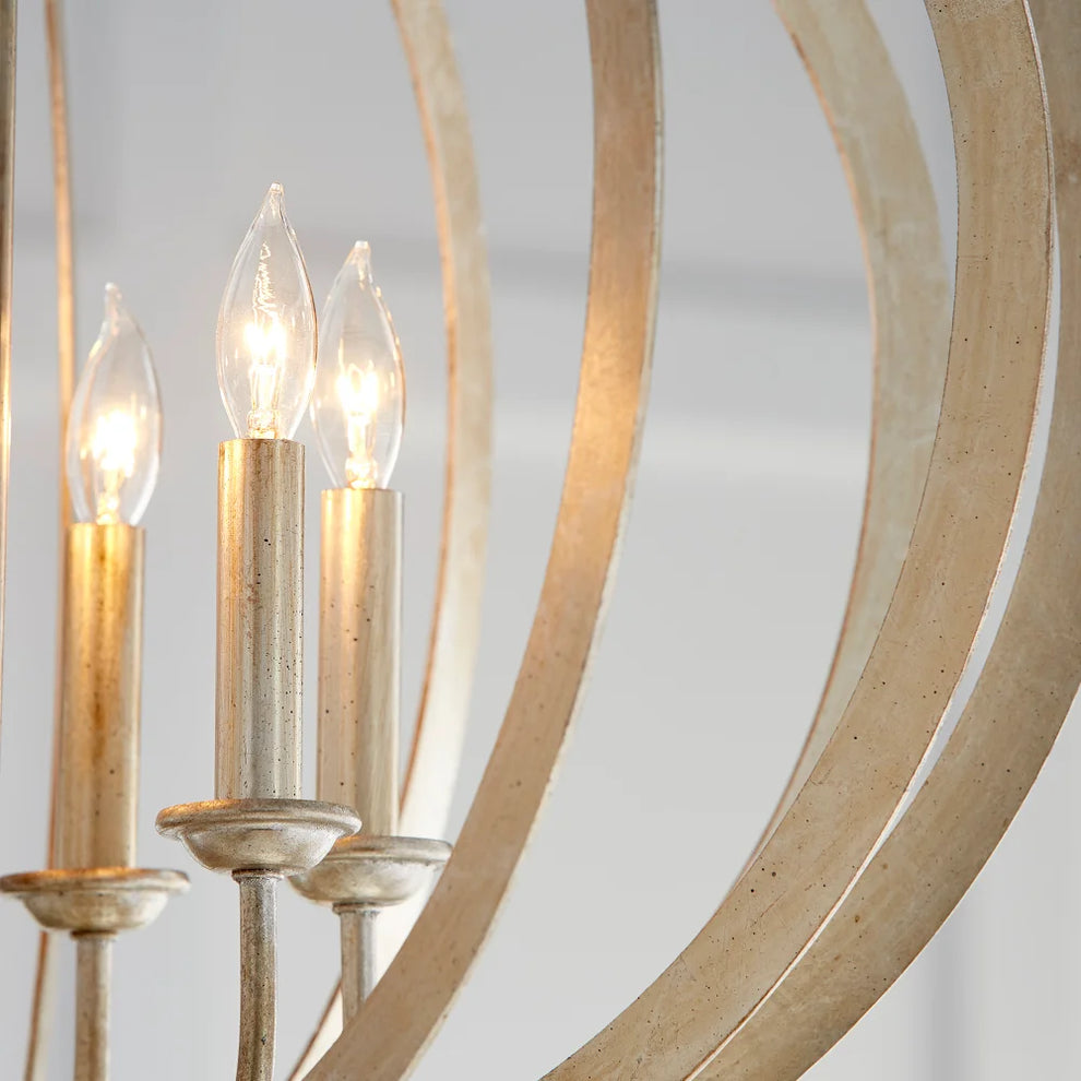Vertigo Silver Leaf Chandeliers By Cyan Design | Cyan Design | Modishstore - 3