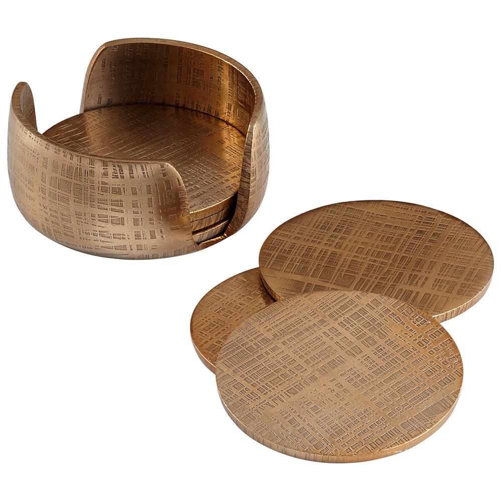Cyan Design Gold Coasters