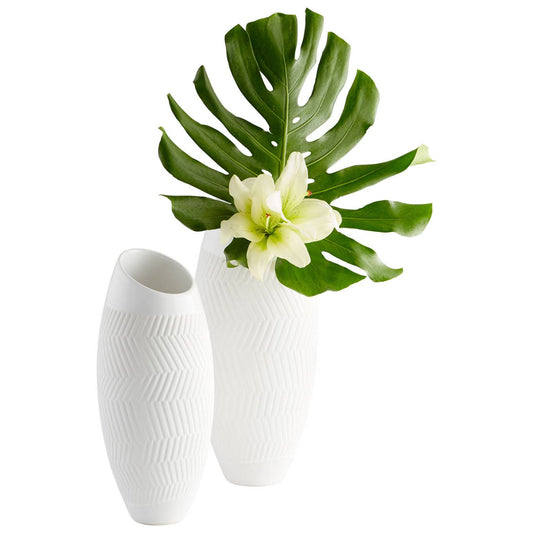 Small Chevron Vase By Cyan Design | Cyan Design | Modishstore