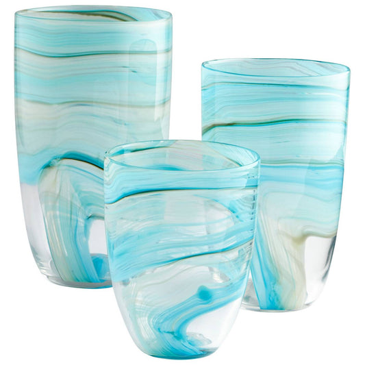 Small Sky Swirl Vase By Cyan Design | Cyan Design | Modishstore