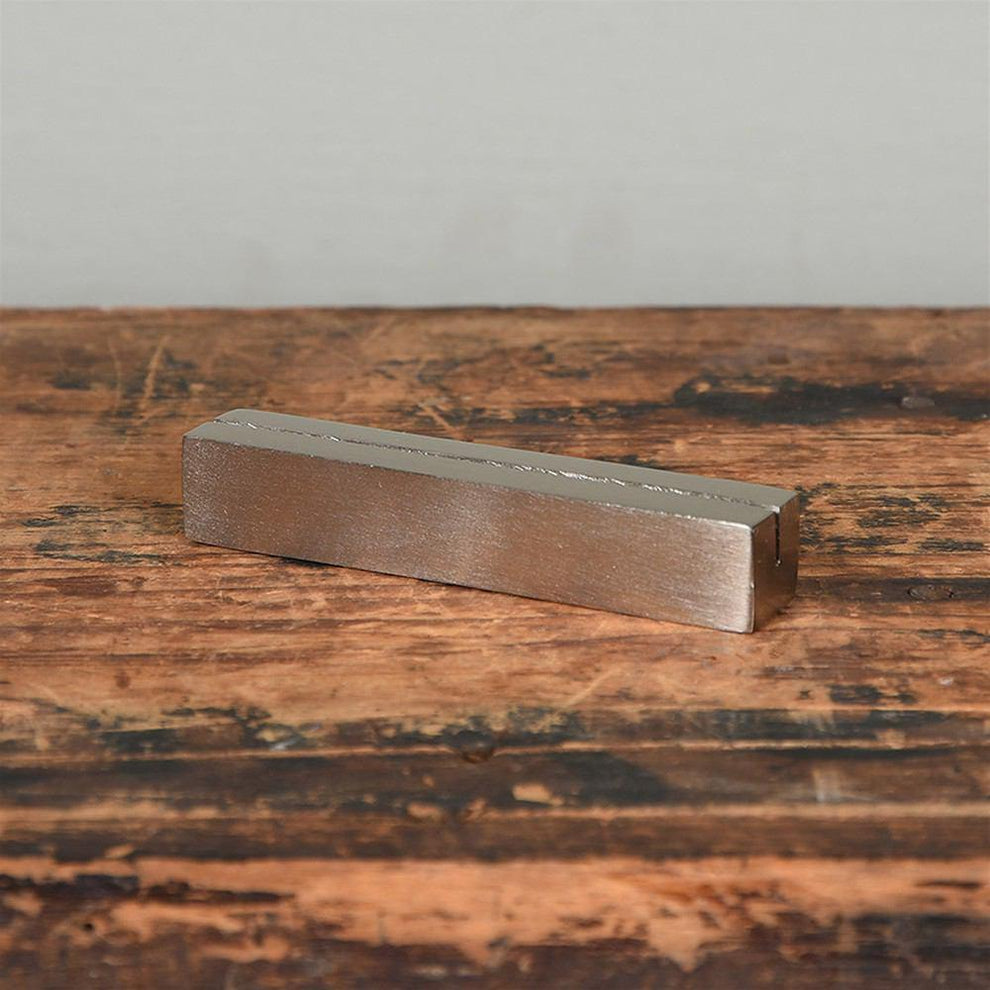 HomArt Cast Iron Rectangle Bar Place Card Holder - Set of 8-7