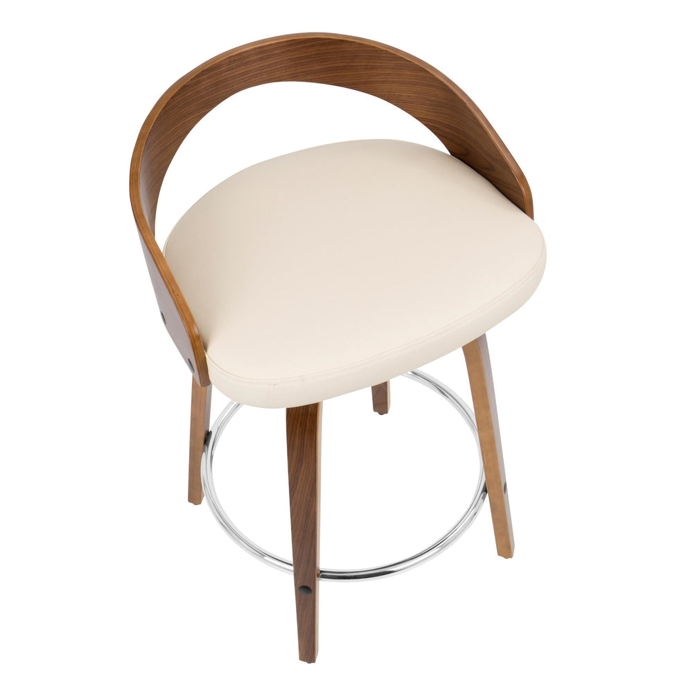 LumiSource Grotto Counter Stool - Set of 2 | Modishstore | Counter Stools