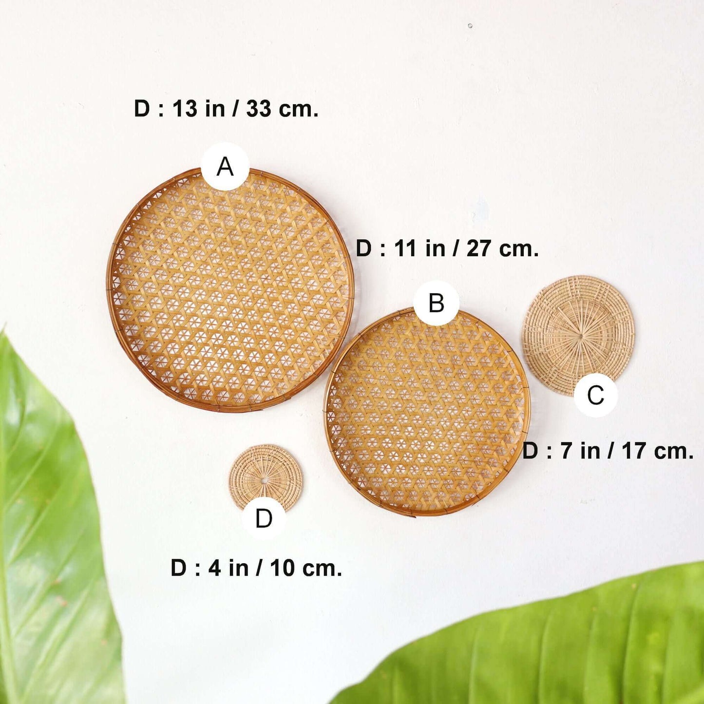 Ca Sey - Wall Hanging Art Decor Set 4 By Thaihome | Wall Decor | Modishstore - 2