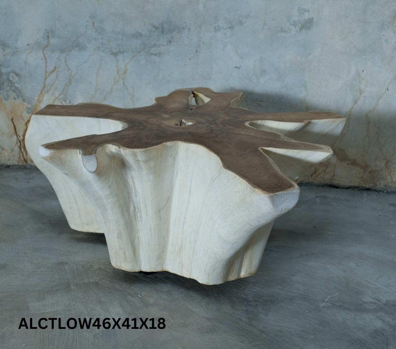 Antique Teak Thick Slab Coffee Table- 2 Variants- by Artisan Living | Coffee Tables | Modishstore-2