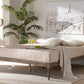 Baxton Studio Iseline Modern and Contemporary Antique Grey Finished Wood King Size Platform Bed Frame | Modishstore | Beds