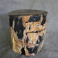 Petrified Wood Log Stool 18in(h)x 16in x 13in - 1005.21 | Petrified Wood Stools | Modishstore
