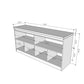 Manhattan Comfort Viennese 62.99" - 6 Shelf Buffet Cabinet | Cabinets | Modishstore-4