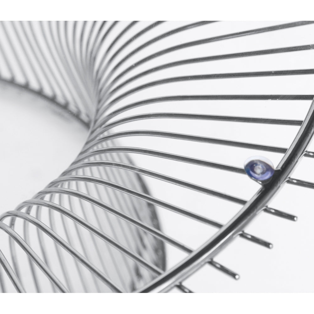 Fine Mod Imports Wire Side Table, Glass | Side Tables | Modishstore - 3