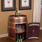 Napa East Whole Refinished Wine Barrel Cabinet