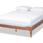 baxton studio laure french bohemian ash walnut finished wood full size platform bed frame | Modish Furniture Store-2