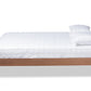 baxton studio laure french bohemian ash walnut finished wood full size platform bed frame | Modish Furniture Store-3