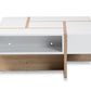 baxton studio rasa modern and contemporary two tone white and oak finished wood coffee table | Modish Furniture Store-3
