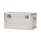 baxton studio serge french industrial silver metal storage trunk | Modish Furniture Store-2