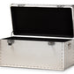 baxton studio serge french industrial silver metal storage trunk | Modish Furniture Store-3