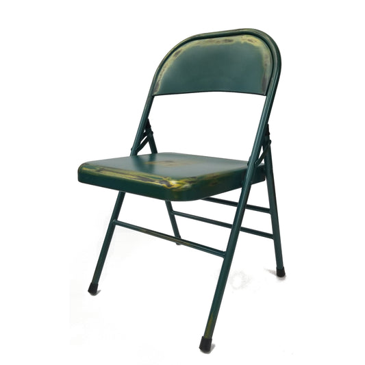 Fine Mod Imports Turquoise Antique Folding Chair, Turquoise | Side Chairs | Modishstore