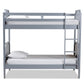 baxton studio mariana traditional transitional grey finished wood twin size bunk bed | Modish Furniture Store-3