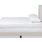 Baxton Studio Morgan Modern Transitional Beige Fabric Upholstered King Size Panel Bed | Beds | Modishstore - 3