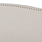 Baxton Studio Morgan Modern Transitional Beige Fabric Upholstered King Size Panel Bed | Beds | Modishstore - 5