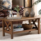 Baxton Studio Reese Traditional Transitional Walnut Brown Finished Rectangular Wood Coffee Table | Modishstore | Coffee Tables