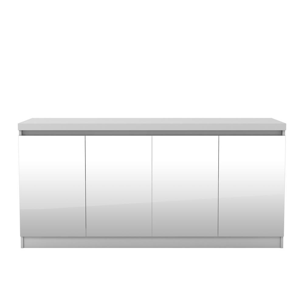 Manhattan Comfort Viennese 62.99" - 6 Shelf Buffet Cabinet with Mirrors | Cabinets | Modishstore-9