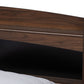 Baxton Studio Christopher Modern and Contemporary Rustic Walnut Brown Finished Wood Queen Size Platform Bed with Shelves | Beds | Modishstore - 3