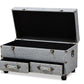 baxton studio flynn modern transitional grey fabric upholstered 2 drawer storage trunk ottoman | Modish Furniture Store-3