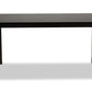baxton studio eveline modern and contemporary espresso brown finished rectangular wood dining table | Modish Furniture Store-3