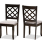 Baxton Studio Verner Modern and Contemporary 2-Piece Dining Chair Set | Dining Chairs | Modishstore - 5
