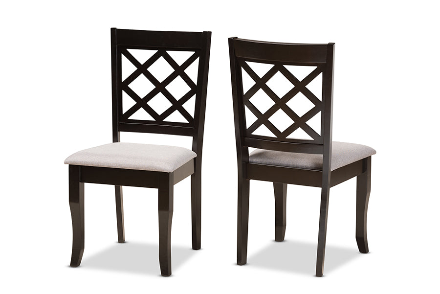 Baxton Studio Verner Modern and Contemporary 2-Piece Dining Chair Set | Dining Chairs | Modishstore - 5