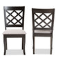 Baxton Studio Verner Modern and Contemporary 2-Piece Dining Chair Set | Dining Chairs | Modishstore - 4