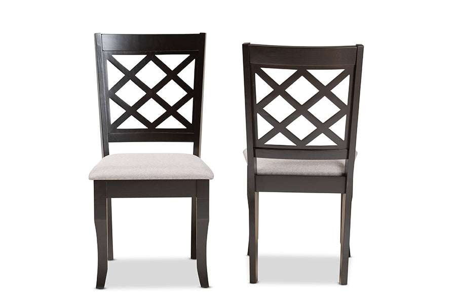 Baxton Studio Verner Modern and Contemporary 2-Piece Dining Chair Set | Dining Chairs | Modishstore - 4