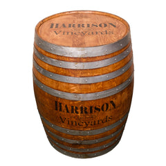 Napa East Personalized Refinished Wine Barrel