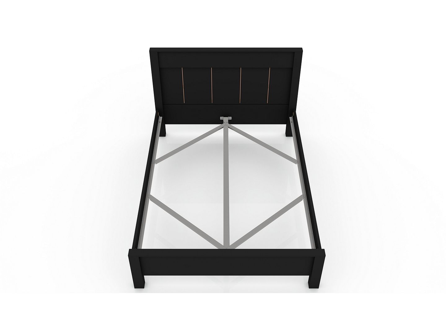 Manhattan Comfort Gramercy Queen-size Modern Bedframe with Headboard in White | Beds | Modishstore-4
