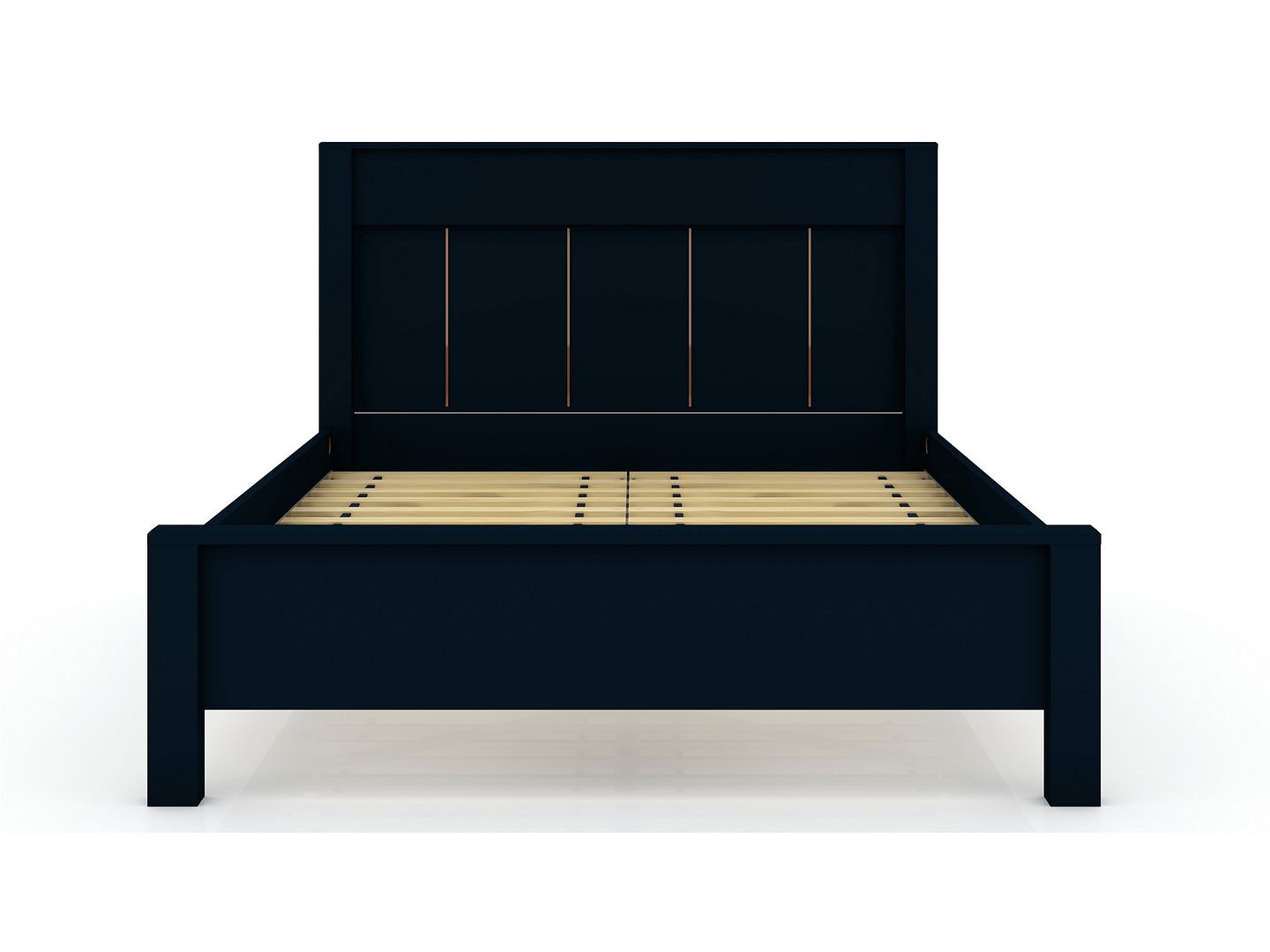 Manhattan Comfort Gramercy Queen-size Modern Bedframe with Headboard in White | Beds | Modishstore-7