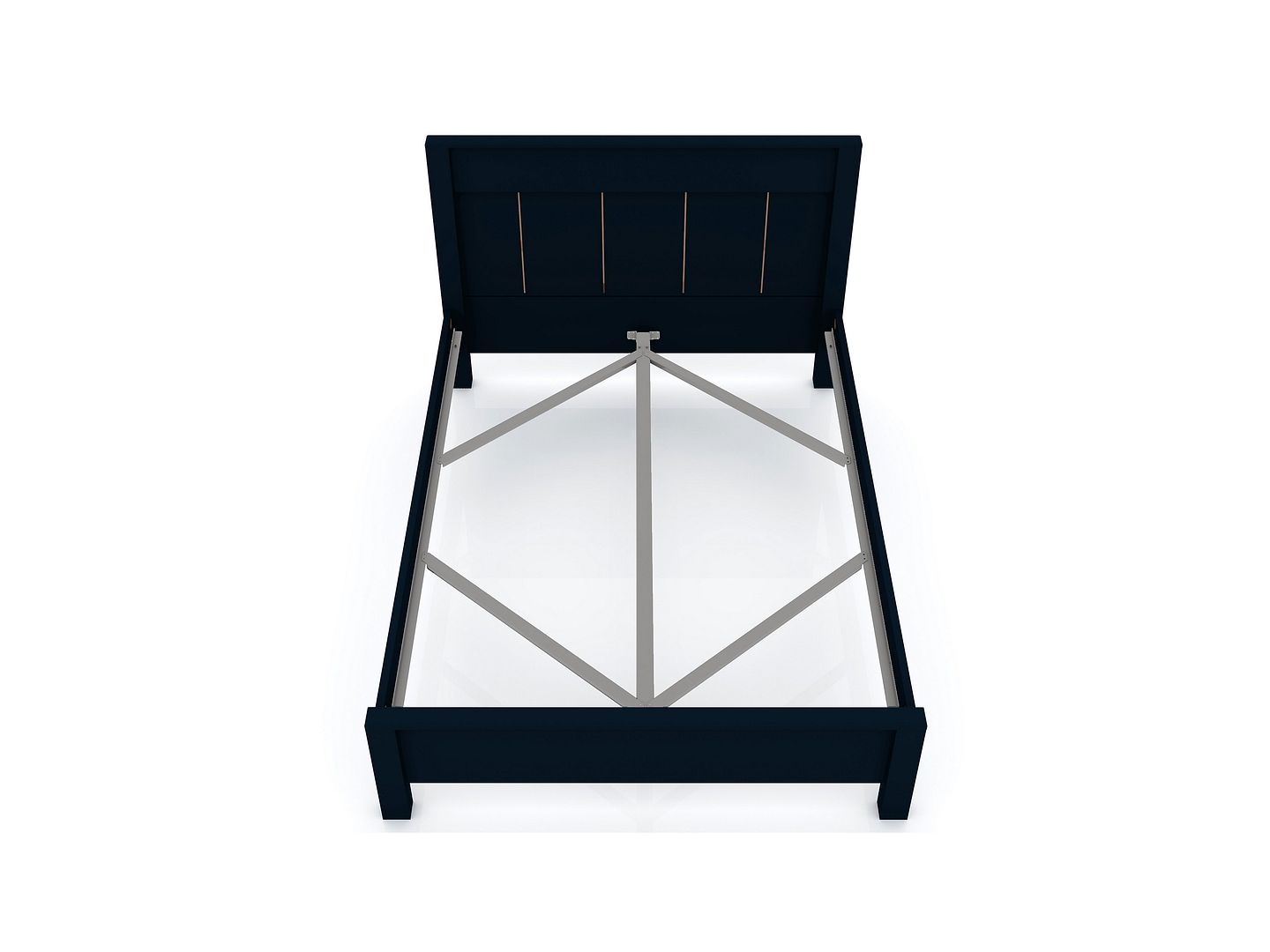 Manhattan Comfort Gramercy Queen-size Modern Bedframe with Headboard in White | Beds | Modishstore-9