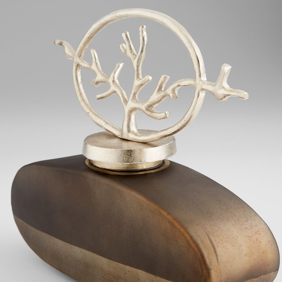 Round Viewleaf Sculpture | Sculptures | Modishstore - 2
