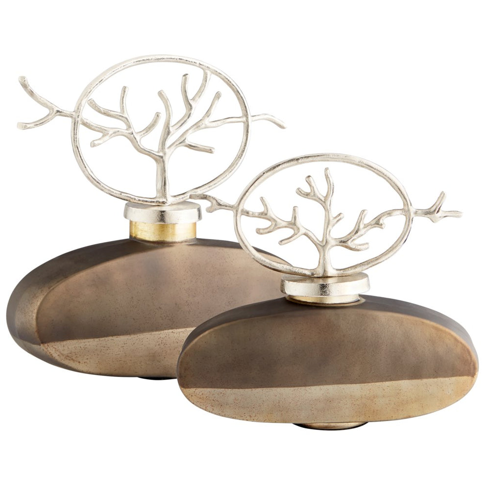 Round Viewleaf Sculpture | Sculptures | Modishstore - 3
