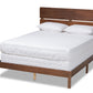 baxton studio anthony modern and contemporary walnut brown finished wood full size panel bed | Modish Furniture Store-2