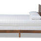 baxton studio anthony modern and contemporary walnut brown finished wood full size panel bed | Modish Furniture Store-3