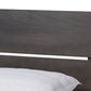 Baxton Studio Anthony Modern and Contemporary Dark Grey Oak Finished Wood Full Size Panel Bed | Beds | Modishstore - 5