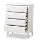 baxton studio naomi classic and transitional white finished wood 4 drawer bedroom chest | Modish Furniture Store-3