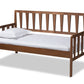 baxton studio midori modern and contemporary transitional walnut brown finished wood twin size daybed | Modish Furniture Store-2