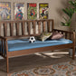 Baxton Studio Midori Modern and Contemporary Transitional Walnut Brown Finished Wood Twin Size Daybed | Modishstore | Beds