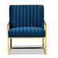 baxton studio janelle luxe and glam royal blue velvet fabric upholstered and gold finished living room accent chair | Modish Furniture Store-3